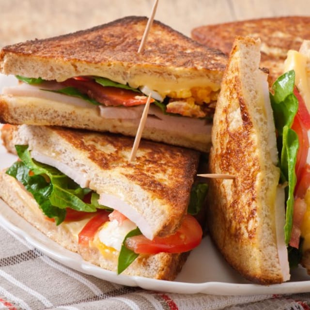 Turkey Club Sandwich.