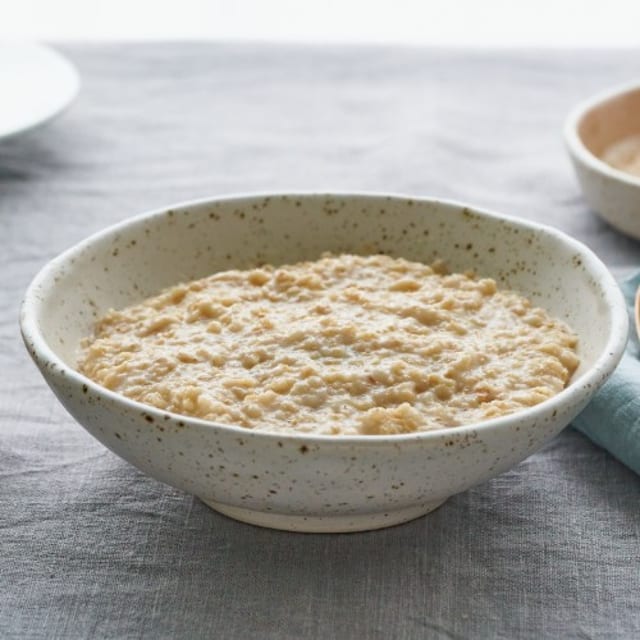 Side of Oatmeal Breakfast.
