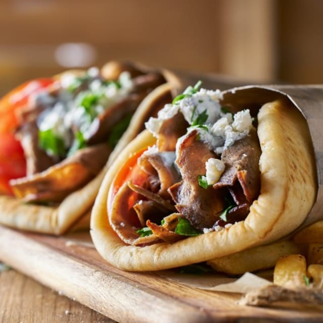 Chicken Greek Wrap.