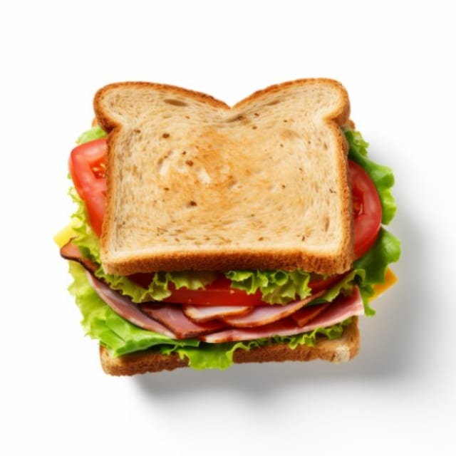 BLT Sandwich with Fries.
